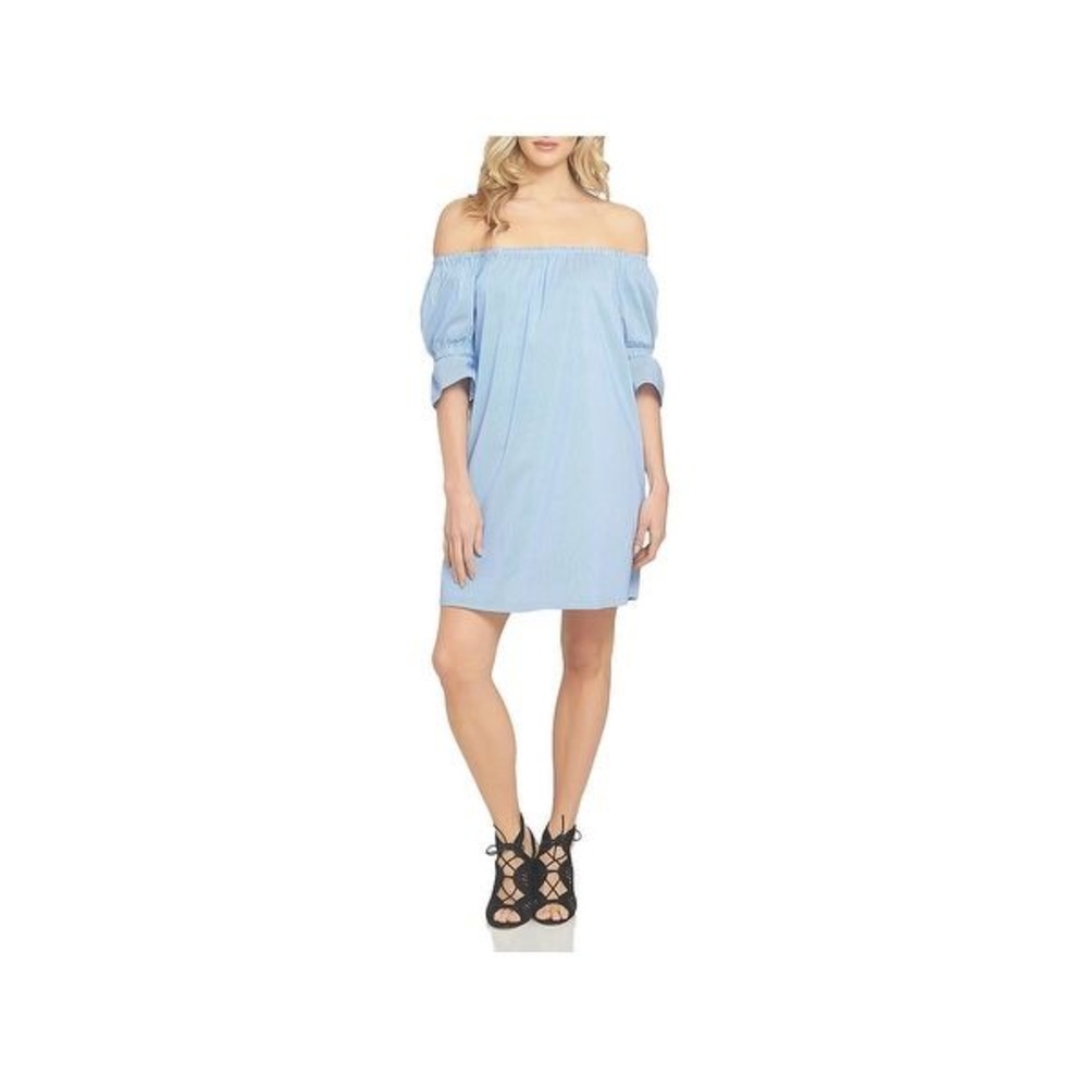 1. State Tahiti Off-The-Shoulder Cotton Dress